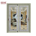 Aluminium Accessories Tempered Double Glass Door With Hardware